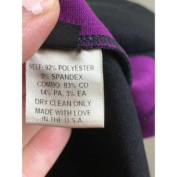 VPL Ponte Knit Sheath Dress Zipper Neck - Picture 3 of 6
